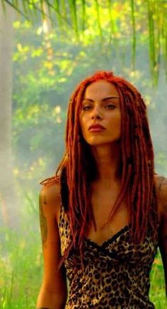 Ginger Dreads, Rasta Dreads, Red Dreadlocks, Red Dreads, White Dreads, Red Hair Extensions, Brown Hair With Blonde Highlights