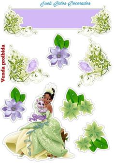 the disney princess and the frog stickers