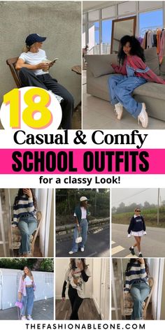 Looking for school outfits, you're in the right place. Take a look at these back to school outfits that you'll adore. Dive into our school outfits ideas that are very easy to recreate. Find more: chool fits, cute school outfits, school outfits highschool, school outfit ideas, school outfits winter, school outfits for college, school outfits black women, school outfits comfy, outfit inspo for school, school fits highschool, picture day outfit highschool, fall school outfit highschool, school outfit inspo, school fits aesthetic, cute outfits for school for highschool, cute school fits, cute school outfits winter, casual school outfits winter Cute Back To School Outfits Highschool, Cool School Outfits, Back To School Outfits Highschool, School Outfits Comfy, Outfits Highschool, Comfy School Outfits