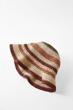 a knitted hat on a white background