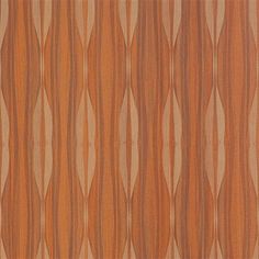 an orange and white striped wallpaper with wood grains on the outside, as well as lines in the inside