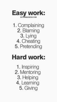 a poster with the words easy work