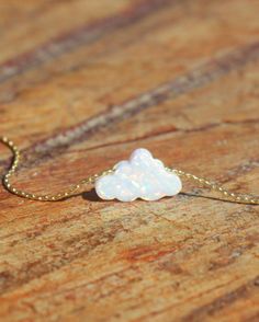 Everyday Jewelry Silver, Cloud Necklace, Necklace Opal, Kids Necklace, White Cloud, Necklace White, Cute Necklace