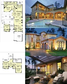 two story house plans with an open floor plan