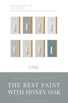 the best paint with honey oak