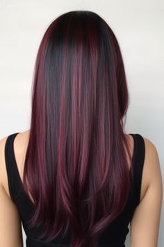 When you think of a hair color that’s richcozyand majesticonly one hair color comes to mindburgundyAnd while burgundy locks don’t need any Pelo Color Vino, Burgundy Balayage, Easy Hair Color, Red Balayage Hair, Wine Hair Color, Wine Hair, Hair Color Burgundy, Dark Red Hair, Burgundy Hair