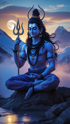 Hindu Art, Digital Wallpaper, Galaxy Wallpaper, Shiva, Phone Wallpaper, Iphone Wallpaper