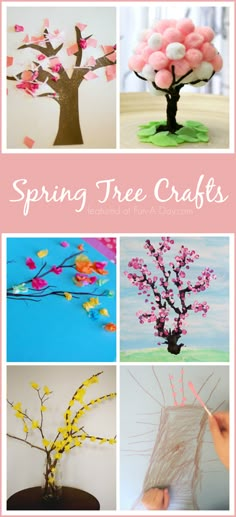 spring tree crafts for kids to make