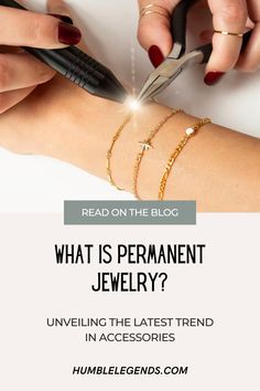 What is permanent jewelry? What Is Permanent Jewelry, Permanent Jewelry Ideas, 14kt Gold Jewelry, Permanent Jewelry, 14kt Gold, Gold Jewelry, Benefits