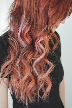 Hair Monster, Red Hair Trends, Mermaid Hair Color, Red Hair Don't Care, Awesome Hair, Hair Creations, Hair Trend, Edgy Hair, Mom Stuff