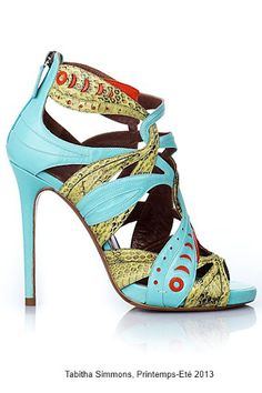 Tabitha Simmons Printemps-Eté 2013 | Tendance Talons Stunning Shoes, Kinds Of Shoes, Gorgeous Shoes, Carrie Bradshaw, Fabulous Shoes, Hot Shoes, Pretty Shoes, Shoe Obsession