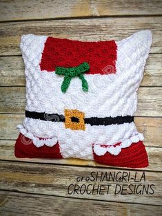 Mrs Claus Pillow Crochet Pattern, Christmas Pillow Cover Pattern, Crochet Christmas Pillow Pattern, Christmas Crochet Pillow Pattern - Etsy Crochet Holiday Pillow, Christmas Crochet Pillow, Crochet Intermediate, Crochet Christmas Pillow, Crocheting Christmas, Pillow Cover Pattern, Pillow Crochet Pattern, Crochet Pillow Patterns Free, Christmas Crochet Blanket