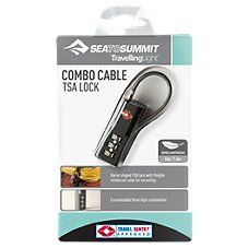 the sea summit combo cable is packaged in a plastic package with an ad for it