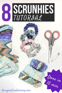 Scrunchies are back! These cute hair accesories can be made from differnt fabrics. Get instructions on how to sew scrunchies. Check out the no-sew ideas too! #scrunchiesdiy #craftanddiy #craftproject #summercrafts Sew Ideas, Cheap Hair Accessories, Cute Presents, Head Ties, Do It Yourself Crafts, Cotton Bedsheets, Girly Accessories, Cute Hair