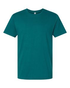 Unisex Premium T-Shirt - DEEP EMERALD - S | Jerzees Premium T-Shirt in Deep Emerald Size Small Dark Green Tshirts, Emerald T-shirt, Cheap Green Breathable T-shirt, Relaxed Fit Plain Green T-shirt, Luxury Green Cotton T-shirt, Emerald Blue, Pocket Tshirt, Blue Tshirt, Tshirt Outfits