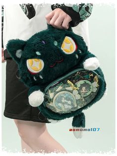 Genshin Impact Xiao Cat Plush Itabag Backpack Handbag W/Tail Doll Shoulder Bags 100% brand new Material: Plush Product size Overall: 38cm * 24cm Tail: 10cm Pain window: 19cm * 13cm Genshin Impact Xiao Cat Plush Itabag Backpack Handbag W/Tail Doll Shoulder Bags  Genshin Impact Xiao Cat Plush Itabag Backpack Handbag W/Tail Doll Shoulder Bags 100% brand new Material: Plush Product size Overall: 38cm * 24cm Tail: 10cm Pain window: 19cm * 13cm     Please allow 1-3mm error due to a manual measurement!   If you like our products, please add our eBay shop to your "My Favorites" list. If you have any problem, please feel free to contact us via ebay message, we will reply your email within 24 hours ( except weekends and holidays). If no response within 24 hours, please check the spam in your mail bo Xiao Cat, Xiao Plush, Genshin Merch, My Favorites List, Apple Bag, Genshin Impact Xiao, Tails Doll, Kawaii Bags, Ita Bag