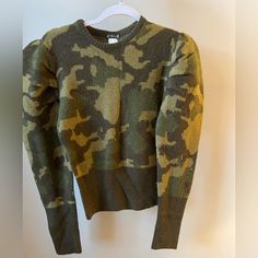 Nwot - No Picks/Great Condition Camo Sweater, Green Brown, Green And Brown, Colorful Sweaters, Camo, Sweaters For Women, Green, Women Shopping, Color