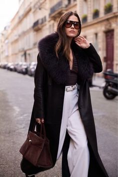 Christmas Outfit Ideas, Christmas Outfits, Christmas Fashion, Matching Outfits, Stella Mccartney, Fur Coat, Fall Outfits