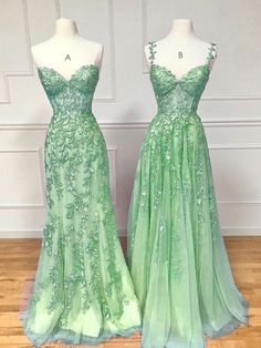 Teal Hoco Dresses Long, Yr 12 Formal Dresses Australia, Matcha Green Prom Dress, Tinkerbell Prom Dress, Prom Dresses Asian Style, Sea Green Prom Dress, Nature Prom Dress, Jade Prom Dresses, Pink And Green Prom Dress