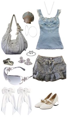 #fitspo Baby Blue Outfit Ideas, Blue Outfit Ideas, Coastal Outfits, Baby Blue Outfit, Outfits 2000s, Cool Hoodies, Blue Outfit