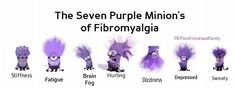 the seven purple minion's of fibromyagia