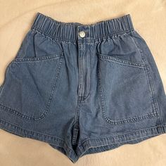 Super Cute High Waisted Shorts In A Size 23 Waist, Can Fit 24 Because Of Adjustable Waistband Adjustable Waistband, High Waisted Shorts, Madewell, Jean Shorts, Denim Shorts, Super Cute, High Waisted, Womens Shorts, Women Shopping