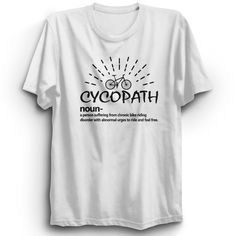 a white t - shirt with the words gycopath on it