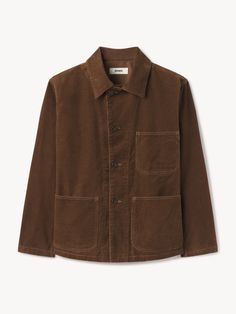 Golden Walnut Craftsman Corduroy Sportsman Jacket - Buck Mason- Modern American Classics Buck Mason Aesthetic, Mens Chore Jacket, Men’s Coat, Men’s Jackets, Chore Coat Men, Chore Jacket Men, Spring Outerwear, Buck Mason, Polo Long Sleeve