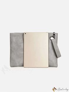 BirdinBag - Sleek Square Bag: The Essence of Minimalism Grey Pattern, Style Minimalist, Bag Bag, Square Bag, Gray Color, Essence, Composition, Sleek, Size Medium