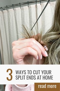 cut hair at home How To Help Split Ends At Home, How To Trim Split Ends At Home, Trim Own Hair Split Ends, Trim My Hair At Home, How To Trim Dead Ends At Home, Hair Trims For Long Hair Split Ends, At Home Hair Trim, How To Trim Your Own Hair Split Ends At Home, How To Trim Hair At Home Split Ends