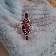 HELLO BUYERS  WELCOME MY SHOP ! ✦ Visit our Etsy shop : https://www.etsy.com/in-en/shop/poojasilvershine?ref=seller-platform-mcnav and check out all our styles in Jewelry :) Amethyst and Garnet ring, Boho amethyst ring, Sterling Silver Ring, Bridesmaid Rings, natural gemstone ring, designer ring, Gift for mother 》D E T A I L S《 GEMSTONE DETAILS : ✦ Gemstone: Natural amethyst and garnet  ✦ Gemstone Type: Natural ✦ Gemstone Shape: marquise (leaf) ✦ Gemstone Color: purple and red ✦ Gemstone Type: C Amethyst And Garnet, Bridesmaid Rings, Natural Gemstone Ring, Red Gemstones, Garnet Ring, Gift For Mother, Garnet Rings, Garnet Gemstone, Amethyst Ring