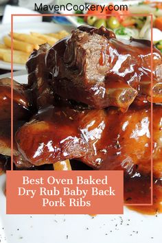 the best oven baked dry rub baby back pork ribs