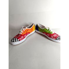 Elevate Your Shoe Game With These Unique And Funky Keds Women Shoes, Beautifully Hand-Painted To Add A Touch Of Designer Flair To Any Outfit. With A Lace-Up Closure, They're Perfect For Casual Wear And Come In A Multicolor Design To Complement Any Look. These Shoes Are Brand New In Box And Come In A Uk Size 4.5 (Us Size 7, Eu Size 37.5). Ideal For Women Who Love To Stand Out From The Crowd, These Keds Shoes Are Not Your Typical Plain Sneakers. They Feature A One-Of-A-Kind Hand-Painted Design Tha Plain Sneakers, Keds Shoes, Shoes Size 7, Shoe Game, Paint Designs, Keds, Shoe Collection, Womens Shoes Sneakers, Me Too Shoes