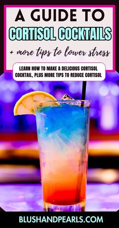 A Guide To Cortisol Cocktails + More Tips To Lower Stress. Learn how to reduce cortisol levels for weight loss, mental clarity, better sleep and more with a delicious cortisol mocktail and more stress reduction tips in this post! | cortisol belly | cortisol pcos weight loss tips | how to lower high cortisol naturally | high cortisol reduction diet tips | best foods to lower cortisol | self care for stress reduction | cortisol drinks | adrenal cocktail | Cortisol Mocktail, Cortisol Reduction Diet, Cortisol Diet, Cortisol Belly, Cortisol Reduction, Reduce Cortisol Levels, How To Lower Cortisol, Reduce Cortisol, Adrenal Cocktail