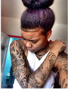 Tomboy Hairstyles Short, Mens Studs, Studs With Dreads, Young Ma, Shaved Hair Designs, Tomboy Hairstyles