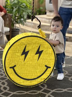 Happy Face Pinata, Smiley Face Pinata, One Cool Dude First Birthday Party Ideas, One Happy Dude Pinata, Rad Birthday Theme, Track Decorations, 4 Ever Young Party Theme, 5 Is A Vibe Birthday Party Boy, Five Is A Vibe Birthday Party Boy