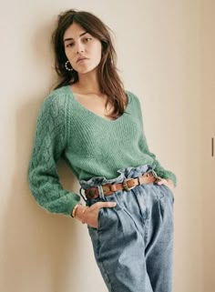 Denim Essentials, Paris Mode, Fashion 2020, Knitting Inspiration, Parisian Style, Spring Fashion