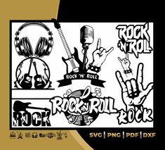 an image of rock and roll stickers