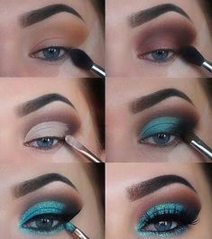 Easy Eye Makeup Tutorial, Make Up Designs, Eyeliner Tips, Mekap Mata, Drag Make-up, Makeup Images, Eye Makeup Steps