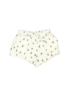 Bobeau Shorts Size: Small Bottoms - used. 63% POLYESTER, 33% RAYON, 4% SPANDEX, Print | Bobeau Shorts: Ivory Print Bottoms - Size Small Cream Cotton Bottoms For Beach Season, Womens Bottoms, Spandex, Women Handbags, Clothes