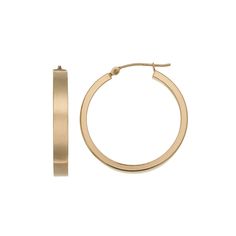 Make a refined addition to your ensemble with these polished 14k gold square hoop earrings. Click on this JEWELRY & WATCHES GUIDE to learn about fit, styles, materials and more!EARRING DETAILS Diameter: 1 in. Backings: click-it Metal: 14k gold Size: One Size. Gender: female. Age Group: adult. Timeless Polished Hoop Earrings For Formal Occasions, Timeless Polished Hoop Earrings For Formal Events, Modern Tarnish Resistant Hoop Earrings For Formal Occasions, Timeless Rose Gold Hoop Earrings For Formal Occasions, Timeless Rose Gold Hoop Earrings For Formal Events, Formal 14k Gold Hoop Earrings With Polished Finish, Classic 14k Gold Hoop Earrings For Formal Events, Timeless Formal Hoop Huggie Earrings, Timeless Small Hoop Earrings For Formal Occasions