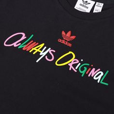 A COMFORTABLE, CASUAL GRAPHIC TEE TO CELEBRATE YOUR ORIGINALITY. You were made to be an original, and the adidas Always Original collection is here to celebrate that fact. This t-shirt pairs the classic Trefoil with a salute to self-expression. Soft all-cotton jersey fabric and a loose fit keep you comfortable so you can focus on doing what you do best — being you. Our cotton products support more sustainable cotton farming. Adidas Graphic Tee, Adidas Art, Original Adidas, Cotton Farming, Tee Design, Jersey Fabric, Adidas Men, Adidas Originals, Graphic Tee