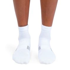 Women's Ultralight Mid Sock | White | On United States Breathable Running Socks In Athleisure Style, Breathable Athleisure Socks For Running, Athleisure Anti-odor Running Socks, Anti-odor Running Socks Athleisure Style, Anti-odor Running Socks For Athleisure, White Workout Socks With Arch Support, Anti-odor Running Socks, Sports Socks With Arch Support And Micro-elastic Fit, Breathable Sporty Socks For Training