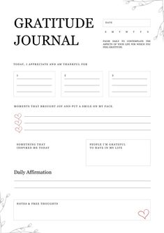 an image of a printable journal with the words,'grateful journal journal '