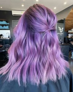 Full Purple Hair, Light Violet Hair Color, Light Purple Hair Lavender, Lilac Hair Pastel, Lavender Short Hair, Color Hair Ideas Purple, Light Purple Hair Color Ideas, Light Violet Hair