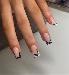 Shiny Nails Designs, Pedi Ideas, Work Nails, French Acrylic Nails, Amazon Clothes, Unique Acrylic Nails