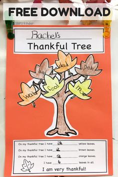 a tree with leaves on it and the words free printable