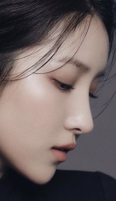 S Line Nose Ulzzang, Korean Nose Job, Ulzzang Face, Korean Nose, Side Profile Woman, Rhinoplasty Nose Jobs, Pretty Nose, Perfect Nose, Nose Surgery