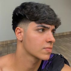 Haircuts For Silky Hair, Mexican Men Haircut, French Crop Hair Men, Boys Haircuts Long Hair, Hair Types Men, Undercut Curly Hair, Guys Ear Piercings, Men Fade Haircut Short, Mens Haircuts Medium