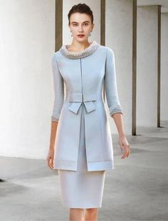 Two Piece Sheath / Column Mother of the Bride Dress Fall Wedding Guest Church Elegant Jewel Neck Knee Length Satin Cap Sleeve Jacket Dresses with Sash / Ribbon Bow(s) Beading

If you like, you can save and click to enter the purchase page. Shipping worldwide and Free Shipping. 10% OFF OVER $90+ Elegant Long Sleeve Dress For Mother Of The Bride, Elegant Fitted Mother Of The Bride Dress For Ceremony, Fitted Embellished Dresses For Ceremony, Embellished Fitted Dress For Ceremony, Ceremony Fitted Embellished Dress, Bride Dress Elegant, Jacket Dresses, Fall Wedding Guest, Dress Wedding Guest